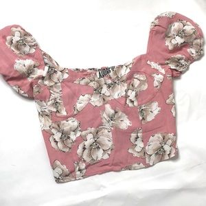 Pink Crop Top